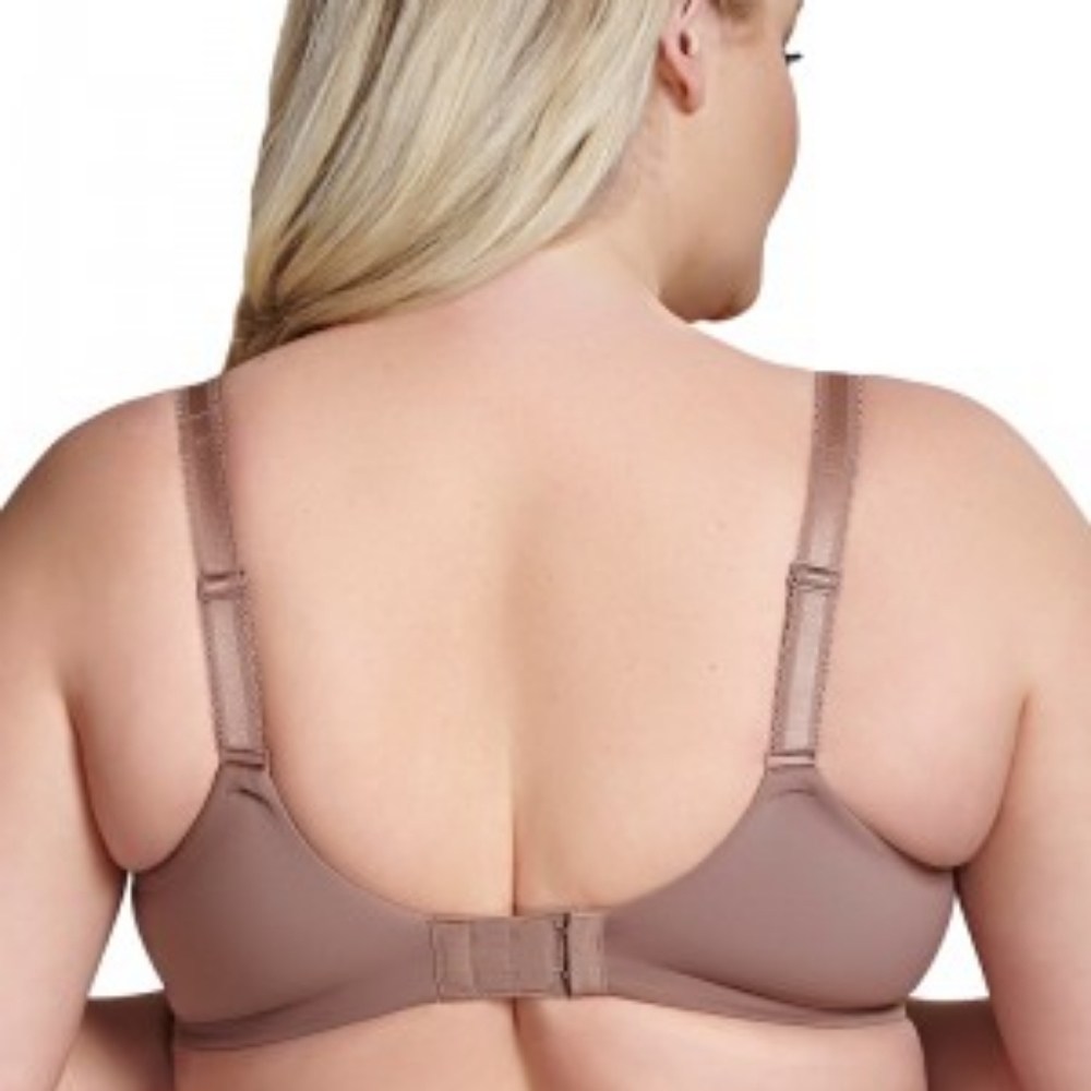 Panache Lace Trim Bra in Taupe - Picture 2 of 8